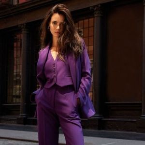 Dynamite Loreli Blazer, Purple, XL